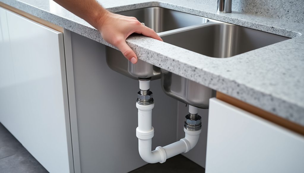 découvrez la hauteur idéale pour l'arrivée d'eau de votre évier de cuisine afin d'assurer un raccordement optimal et éviter les problèmes d'installation.